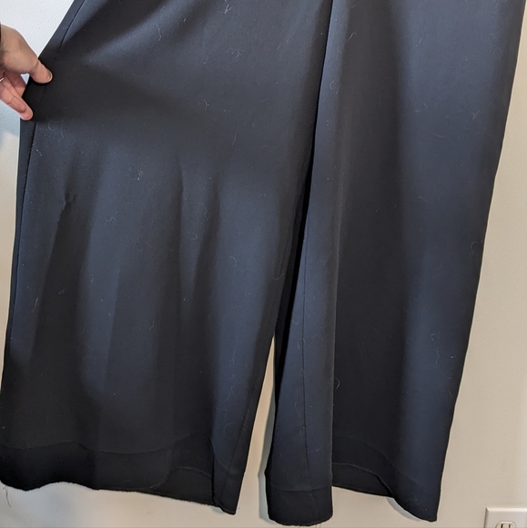 Opening Ceremony Talene Sleeveless Woven Jumpsuit Wide Leg Oversized Black Sze 4 - Picture 7 of 15